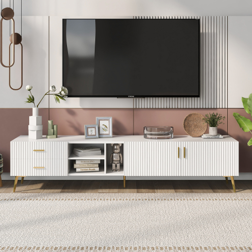 Moderner, modischer und einfacher multifunktionaler TV-Schrank-OKWISH