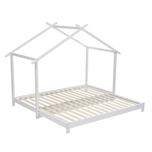 Kinderhausbett aus Holz-OKWISH