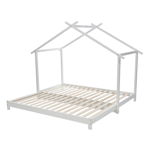 Kinderhausbett aus Holz-OKWISH