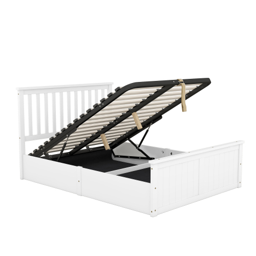 Lattenrost Holzbett Doppelbett-OKWISH