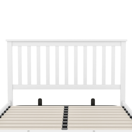 Lattenrost Holzbett Doppelbett-OKWISH