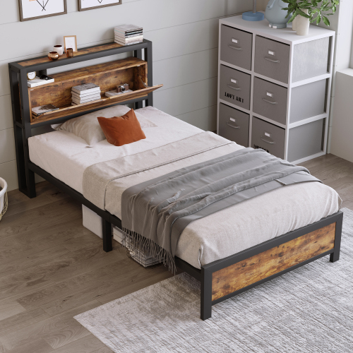 Metallbett mit Metalllattenrost-OKWISH