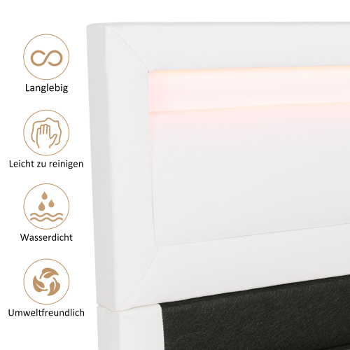 Polsterbett mit Lattenrost-OKWISH