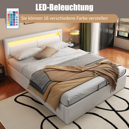 Polsterbett mit Lattenrost-OKWISH