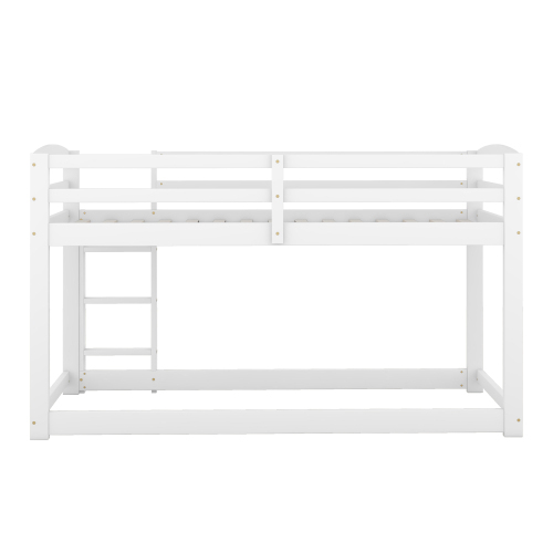 Etagenbett für Kinder und Jugendliche, Kinderbett, Rahmen aus massiver Kiefer, einfach zu montieren