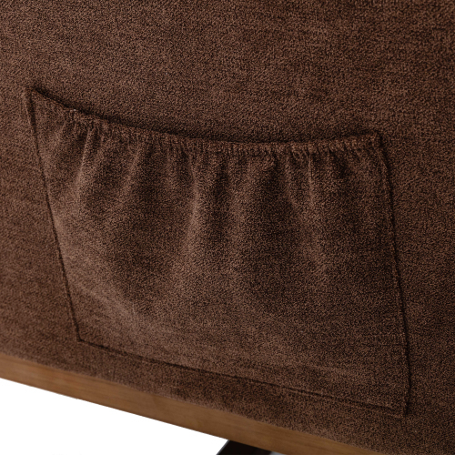 Moderner weicher Schaukelstuhl aus der Mitte des Jahrhunderts-OKWISH