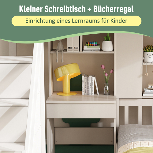 Doppelschichtiges multifunktionales Kinderbett-OKWISH