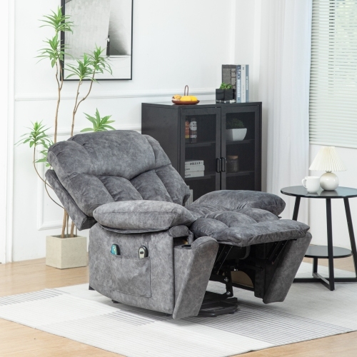 Stoffbeheizter, gepolsterter Massagesessel-OKWISH