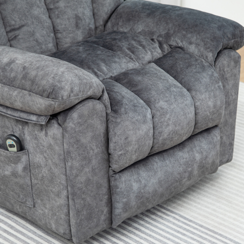 Stoffbeheizter, gepolsterter Massagesessel-OKWISH