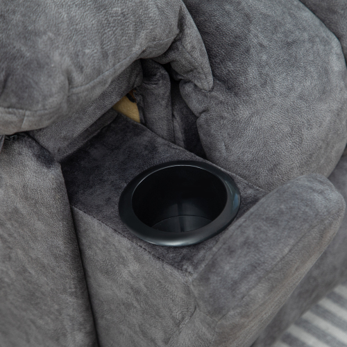 Stoffbeheizter, gepolsterter Massagesessel-OKWISH