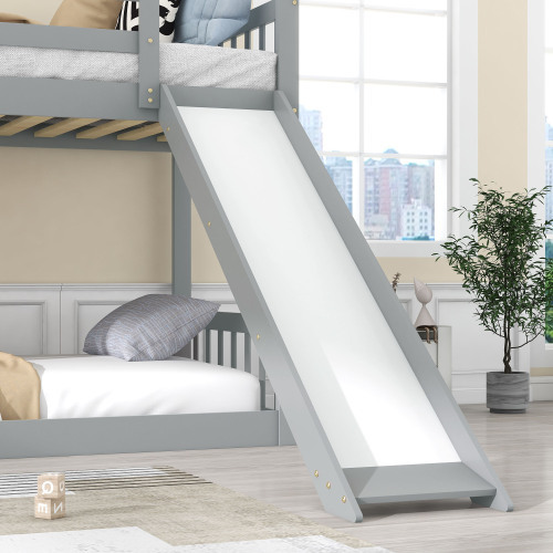 Etagenbett mit Treppe und Rutsche-OKWISH