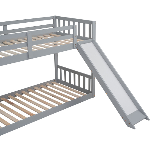 Etagenbett mit Treppe und Rutsche-OKWISH