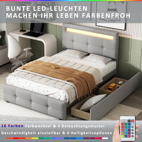 Hautfreundliches Leinenpolsterbett-OKWISH