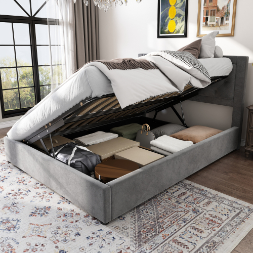 Polsterbett im Chesterfield-Stil-OKWISH