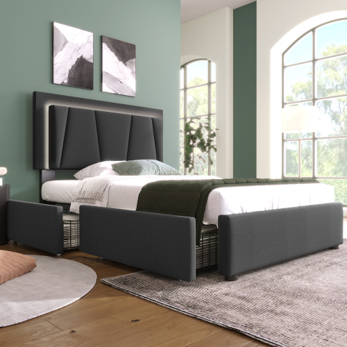 Multifunktionales Polsterbett-OKWISH