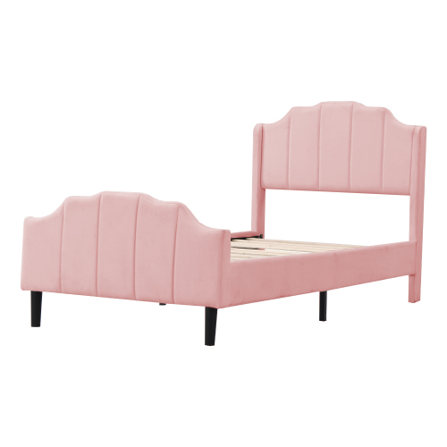Mit Samt gepolstertes Doppelbett für Teenager-OKWISH