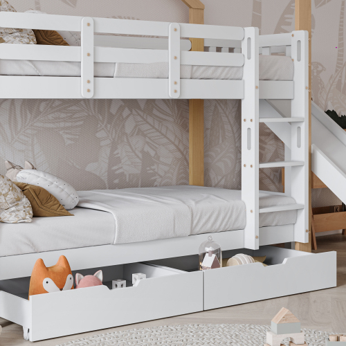 Haushaltsbett mit Absturzsicherung Etagenbett-OKWISH