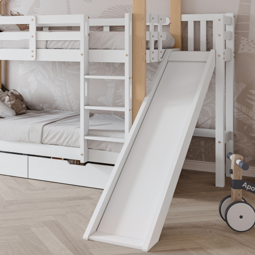 Haushaltsbett mit Absturzsicherung Etagenbett-OKWISH
