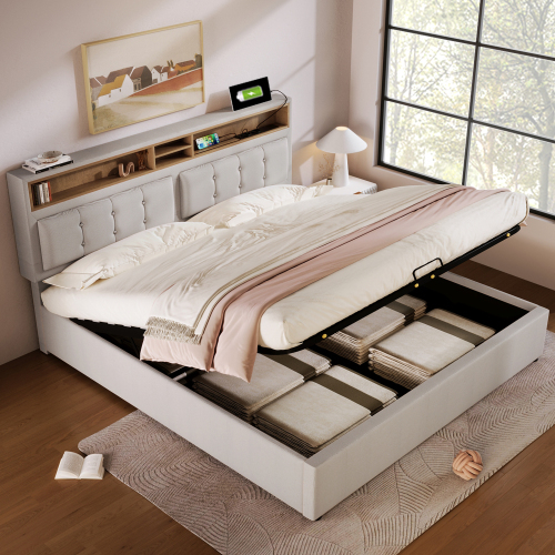 Multifunktionales hydraulisches Doppelbett-OKWISH