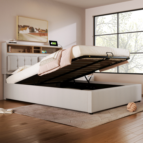 Multifunktionales hydraulisches Doppelbett-OKWISH