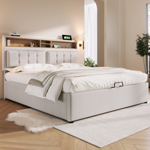 Multifunktionales hydraulisches Doppelbett-OKWISH