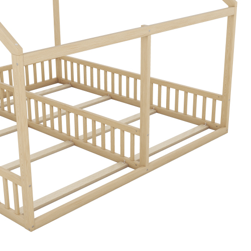90 x 200 Einzelbetten, flache Betten, Hausmodelle, 2-in-1-Betten