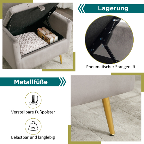 Moderner, schlichter Loungesessel aus Samt-OKWISH