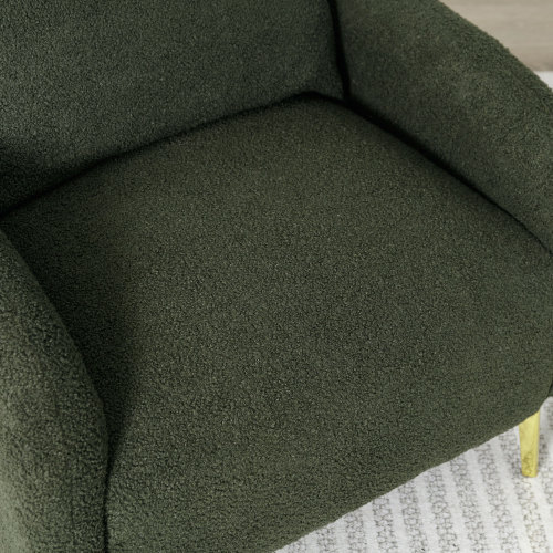 Moderner, schlichter Sessel aus Teddysamt-OKWISH