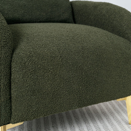 Moderner, schlichter Sessel aus Teddysamt-OKWISH