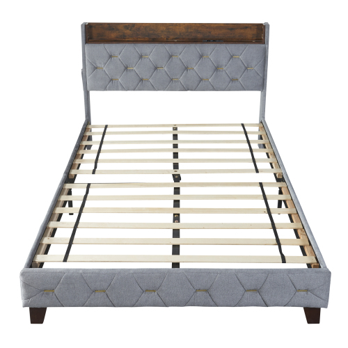 Hautfreundliches Kardamom-Samt-Polsterbett-OKWISH