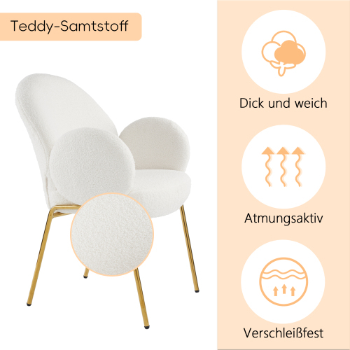 Freizeitstuhl aus Teddystoff-OKWISH