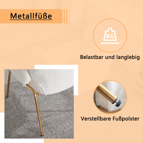 Freizeitstuhl aus Teddystoff-OKWISH