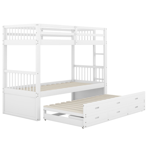 Etagenbett aus Kiefernholz und MDF-OKWISH