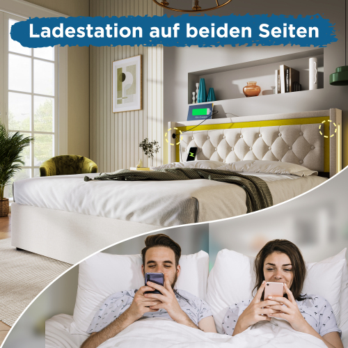 Mit Baumwolle gepolstertes Jugendbett-OKWISH