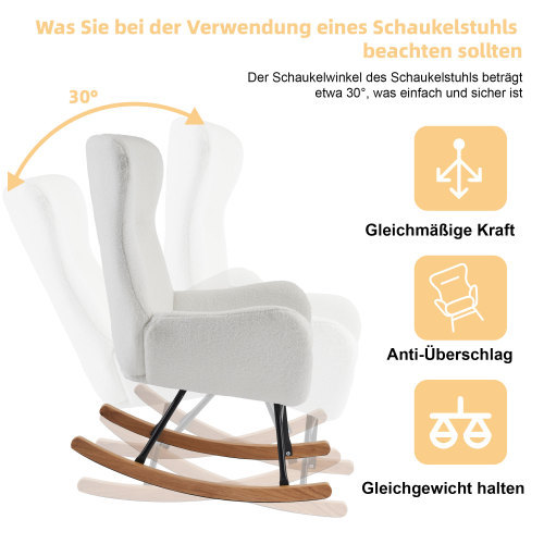 Freizeitschaukelstuhl im modernen Wohnzimmerstil-OKWISH