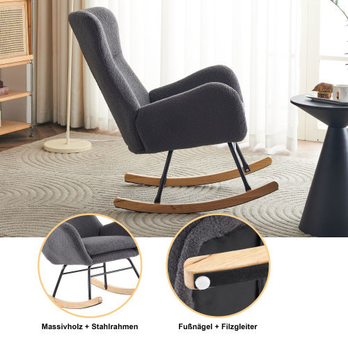 Freizeit-Schaukelstuhl im modernen Stil für das Wohnzimmer-OKWISH