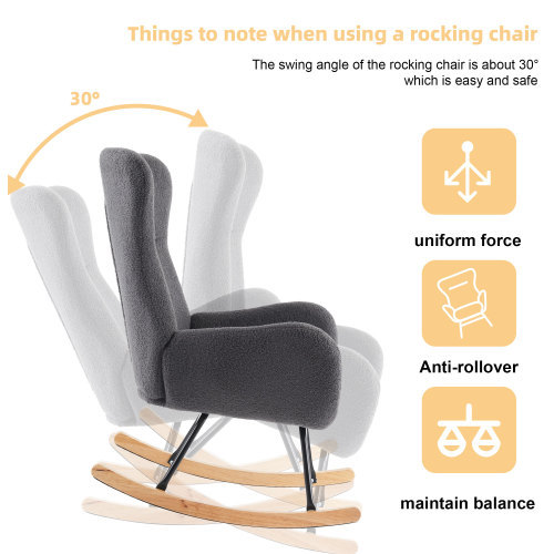 Freizeit-Schaukelstuhl im modernen Stil für das Wohnzimmer-OKWISH