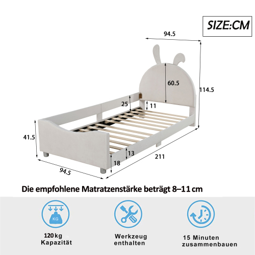 Multifunktionales weiches Kinderbett-OKWISH