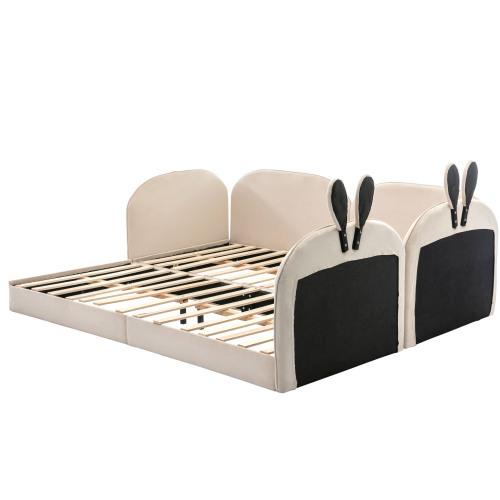 Gepolstertes Kaninchenbett mit Kopfteil-OKWISH