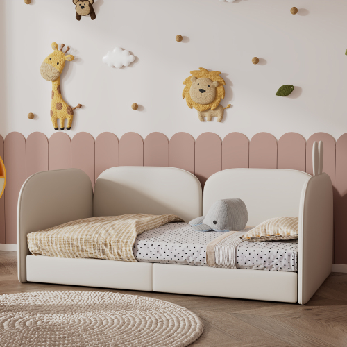 Kaninchen-Kopfteil-Sofa, gepolstertes Bett-OKWISH