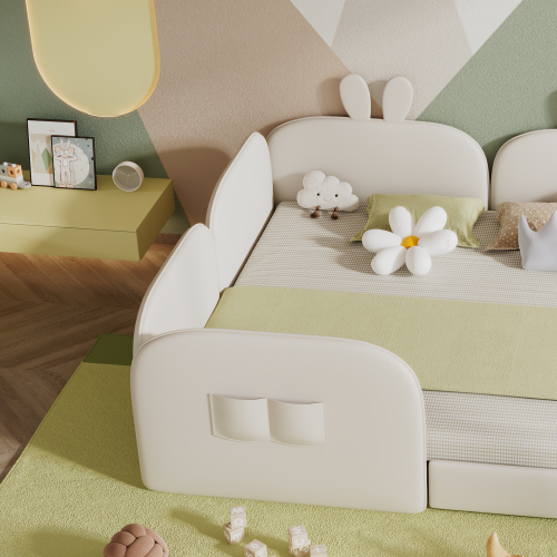 Gepolstertes Kaninchenbett mit Kopfteil-OKWISH