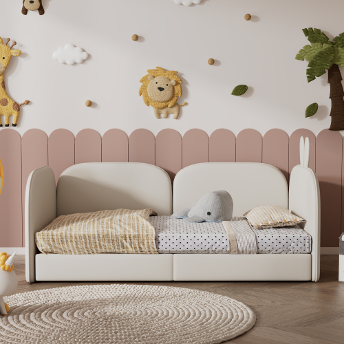 Kaninchen-Kopfteil-Sofa, gepolstertes Bett-OKWISH