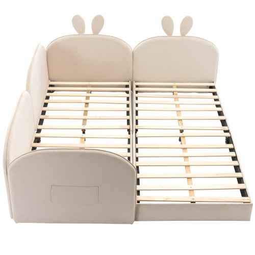 Gepolstertes Kaninchenbett mit Kopfteil-OKWISH