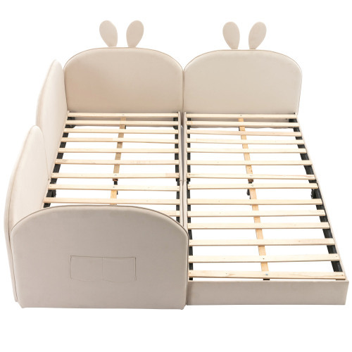 Gepolstertes Kaninchenbett mit Kopfteil-OKWISH