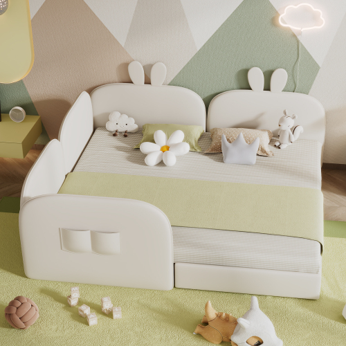 Gepolstertes Kaninchenbett mit Kopfteil-OKWISH