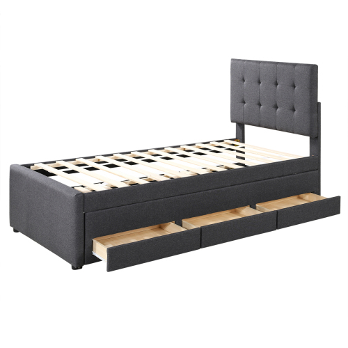 Doppelbett mit verstellbarem Kopfteil-OKWISH