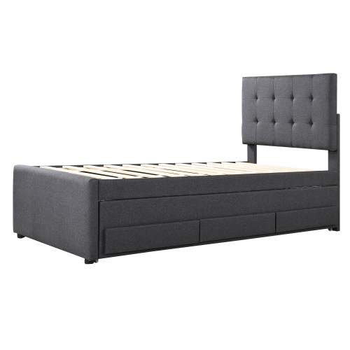 Doppelbett mit verstellbarem Kopfteil-OKWISH