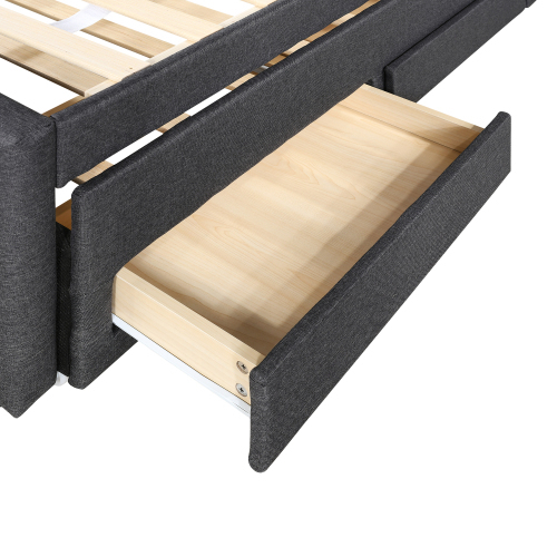 Doppelbett mit verstellbarem Kopfteil-OKWISH