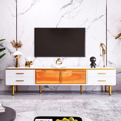 TV-Schrank in Marmoroptik-OKWISH