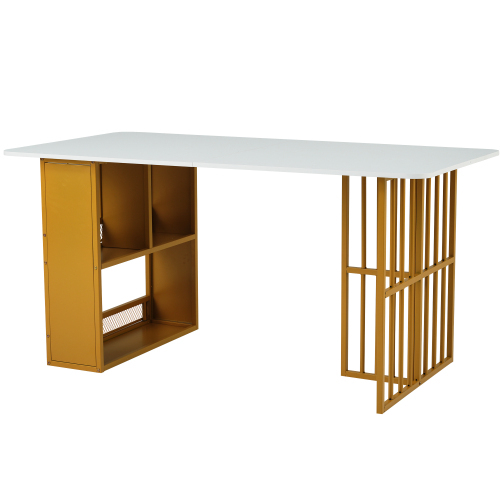 Moderner rechteckiger einfacher Esstisch-OKWISH